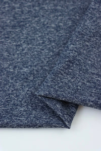 Dark Blue Athletic Brushed Poly Jersey 125GSM