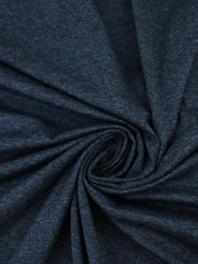 Load image into Gallery viewer, Midnight Blue Athletic Brushed Poly Jersey 125GSM
