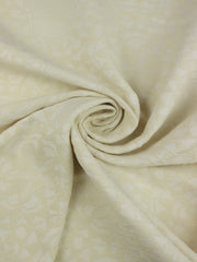 Load image into Gallery viewer, Ivory Floral Jacquard Woven | Designer Deadstock
