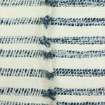 Load image into Gallery viewer, Navy &amp; Ivory Striped Jacquard Woven | Designer Deadstock
