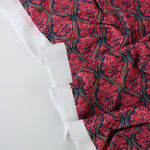 Load image into Gallery viewer, Mini Floral Lanterns Matte Nylon Spandex Tricot | Designer Deadstock
