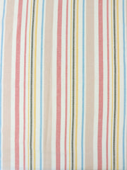 Load image into Gallery viewer, Coral &amp; Sand Beach Stripe Linen Rayon