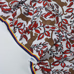 Load image into Gallery viewer, Leaping Leopards on White Nylon Spandex Tricot | Designer Deadstock
