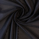 Load image into Gallery viewer, Black Italian Perforated Mesh | Designer Deadstock
