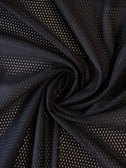 Load image into Gallery viewer, Black Italian Perforated Mesh | Designer Deadstock
