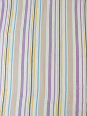 Load image into Gallery viewer, Lavender &amp; Sand Beach Stripe Linen Rayon