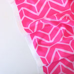 Load image into Gallery viewer, Sail Geo Pink Tonal Nylon Spandex Tricot | Designer Deadstock
