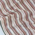 Load image into Gallery viewer, Russet &amp; Pink Soho Stripe Linen Rayon
