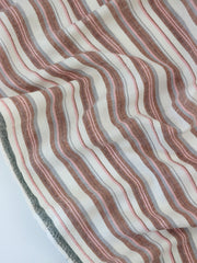 Load image into Gallery viewer, Russet &amp; Pink Soho Stripe Linen Rayon