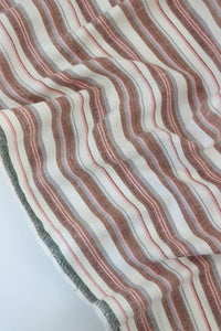 Russet & Pink Soho Stripe Linen Rayon