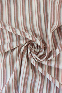 Russet & Pink Soho Stripe Linen Rayon