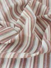 Load image into Gallery viewer, Russet &amp; Pink Soho Stripe Linen Rayon