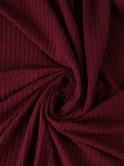 Load image into Gallery viewer, Burgundy Nepal Rib Knit
