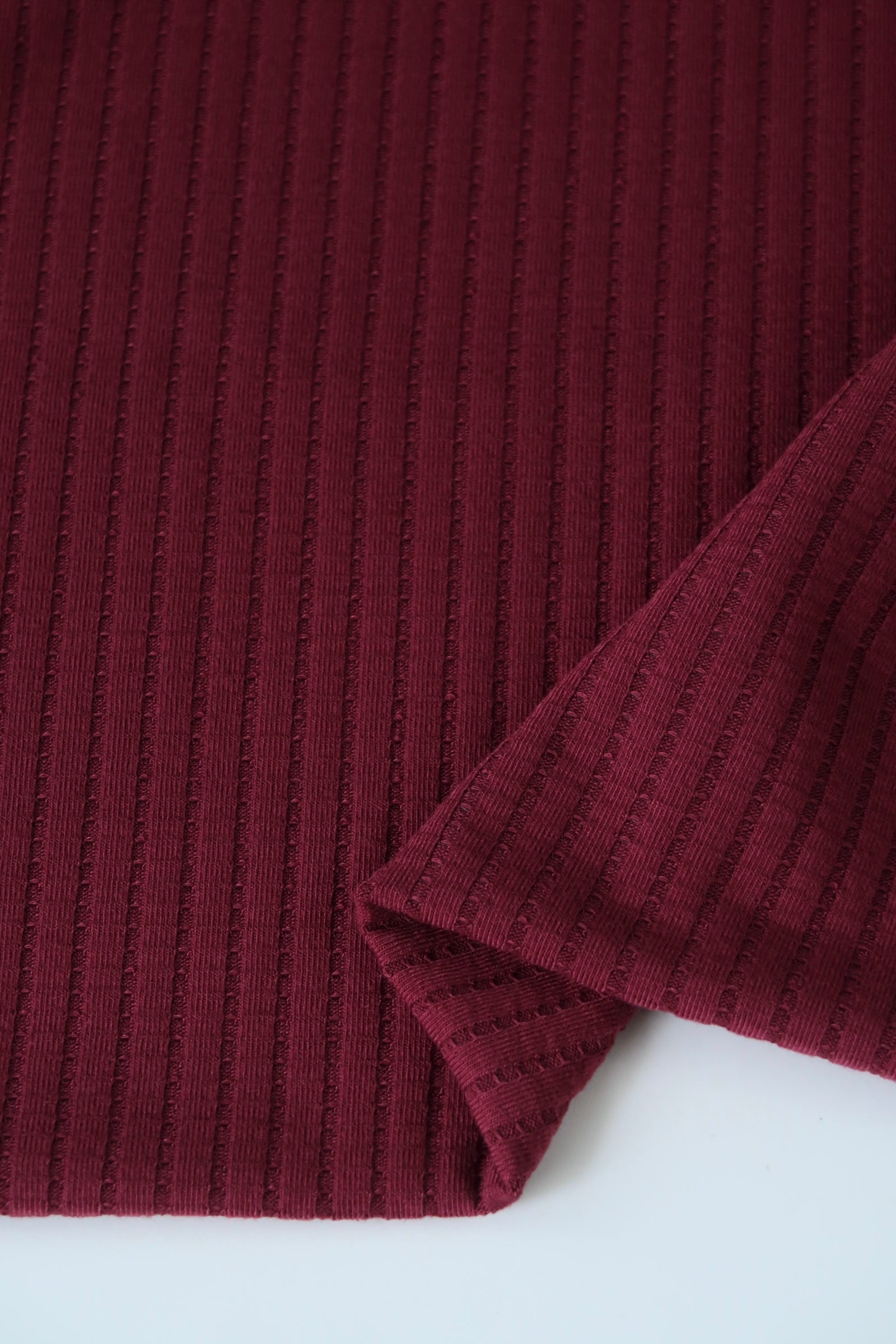 Burgundy Outdoor Chenille - The Fabric Market