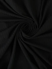 Load image into Gallery viewer, Black Nepal Rib Knit