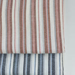 Load image into Gallery viewer, Russet &amp; Pink Soho Stripe Linen Rayon
