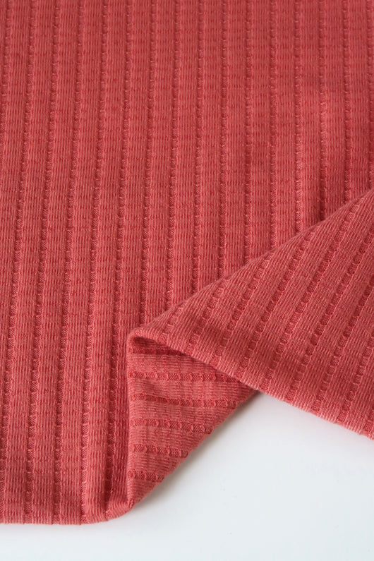 Pink Clay Nepal Rib Knit
