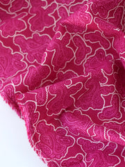Load image into Gallery viewer, Pretty Pink Paisley Cotton Linen