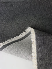 Load image into Gallery viewer, Heathered Black Cone Mills 11.5oz Stretch Denim