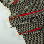 Load image into Gallery viewer, Red Belt Gold Buckle Nylon Spandex Tricot | Designer Deadstock
