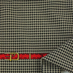 Load image into Gallery viewer, Red Belt Gold Buckle Nylon Spandex Tricot | Designer Deadstock
