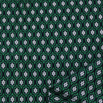 Load image into Gallery viewer, Daly Tiny Stencil on Navy Nylon Spandex Tricot | Designer Deadstock
