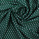 Load image into Gallery viewer, Daly Tiny Stencil on Navy Nylon Spandex Tricot | Designer Deadstock
