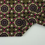 Load image into Gallery viewer, Flowers &amp; Hearts Kaleidoscope Nylon Spandex Tricot | Designer Deadstock
