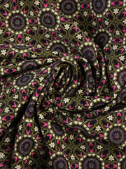 Load image into Gallery viewer, Flowers &amp; Hearts Kaleidoscope Nylon Spandex Tricot | Designer Deadstock
