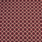 Load image into Gallery viewer, White Rings on Maroon Nylon Spandex Tricot | Designer Deadstock
