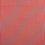 Load image into Gallery viewer, Red &amp; White 1/8&quot; Vertical Stripe Nylon Spandex Tricot | Designer Deadstock
