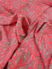 Load image into Gallery viewer, Neon Zebra Nylon Spandex Tricot
