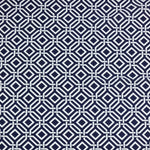 Load image into Gallery viewer, Intertwined on Navy Nylon Spandex Tricot | Designer Deadstock
