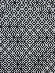 Load image into Gallery viewer, Intertwined on Black Nylon Spandex Tricot | Designer Deadstock
