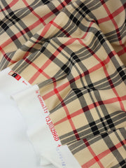 Load image into Gallery viewer, Burberry Plaid Nylon Spandex Tricot | Designer Deadstock
