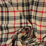 Load image into Gallery viewer, Burberry Plaid Nylon Spandex Tricot | Designer Deadstock
