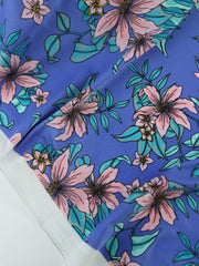 Load image into Gallery viewer, Whisked Away on Periwinkle Nylon Spandex Tricot
