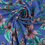 Load image into Gallery viewer, Whisked Away on Periwinkle Nylon Spandex Tricot
