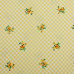 Load image into Gallery viewer, 18IN REMNANT; Sweet Gingham (Yellow) Nylon Spandex Tricot

