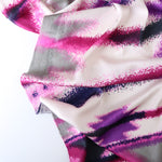 Load image into Gallery viewer, Pink/Purple/Gray Blurred Stripe 100% Silk Jersey
