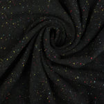 Load image into Gallery viewer, Black Italian Speckled Wool Silk Sweater Knit
