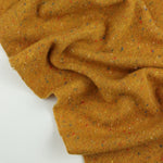 Load image into Gallery viewer, Gold Italian Speckled Wool Silk Sweater Knit
