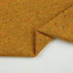 Load image into Gallery viewer, Gold Italian Speckled Wool Silk Sweater Knit
