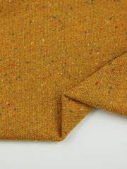 Load image into Gallery viewer, Gold Italian Speckled Wool Silk Sweater Knit
