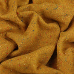 Load image into Gallery viewer, Gold Italian Speckled Wool Silk Sweater Knit
