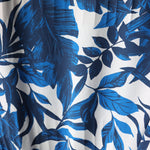 Load image into Gallery viewer, Large Blue Leaves Rayon Viscose | Atelier Jupe | By The Half Yard
