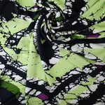 Load image into Gallery viewer, Citrus Crackle Starflower 100% Silk Jersey
