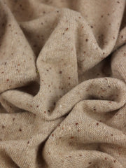 Load image into Gallery viewer, 30IN REMNANT; Oat Italian Speckled Wool Silk Sweater Knit
