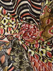 Load image into Gallery viewer, Pinks &amp; Greens Mixed Media 100% Silk Jersey