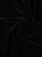 Load image into Gallery viewer, Black Heavy Activewear Stretch Velvet
